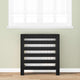 Vidaxx cache radiateur chêne noir 78 x 20 x 82 cm bois d'ingénierie