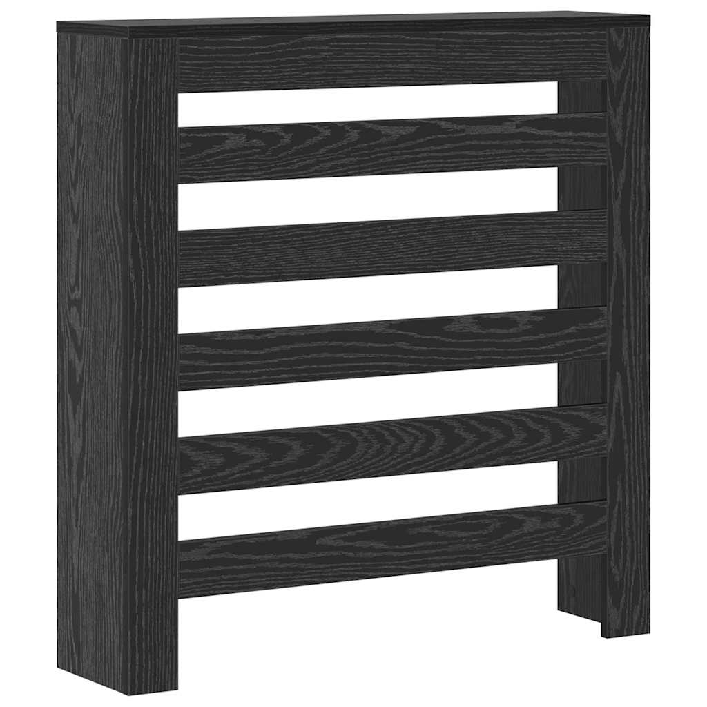 Vidaxx cache radiateur chêne noir 78 x 20 x 82 cm bois d'ingénierie