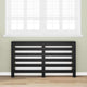 Vidaxx cache radiateur chêne noir 149 x 20 x 82 cm bois d'ingénierie