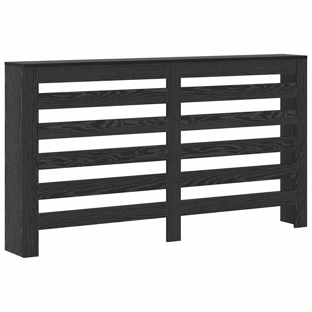 Vidaxx cache radiateur chêne noir 149 x 20 x 82 cm bois d'ingénierie