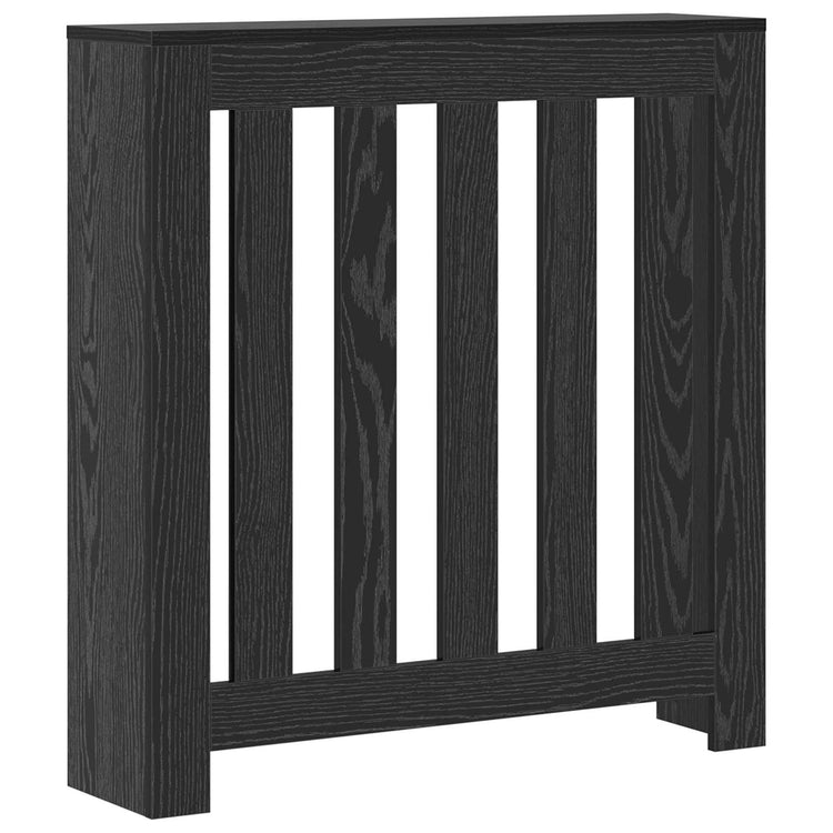 Vidaxx cache radiateur chêne noir 78 x 20 x 82 cm bois d'ingénierie