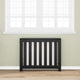 Vidaxxl cache radiateur chêne noir 104 x 20 x 82 cm bois d'ingénierie