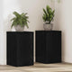 Vidaxxl support pour plantes 2 pcs chêne noir 30 x 30 x 50 cm bois d'ingénierie