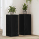 Vidaxx support pour plantes 2 pcs chêne noir 30 x 30 x 70 cm bois d'ingénierie