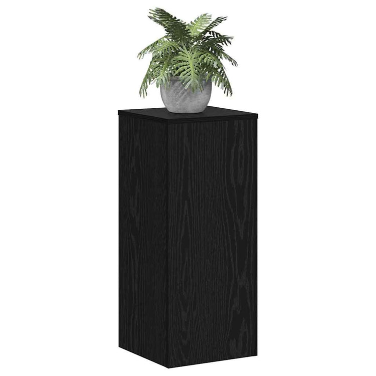 Vidaxx support pour plantes 2 pcs chêne noir 30 x 30 x 70 cm bois d'ingénierie