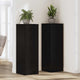 Vidaxxl support pour plantes chêne noir 33 x 33 x 100 cm bois traité