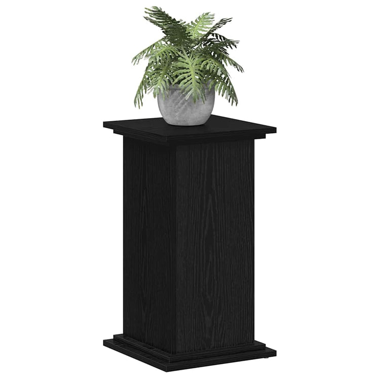 Vidaxxl support pour plantes chêne noir 33 x 33 x 60 cm bois traité