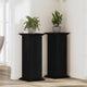 Vidaxx support pour plantes chêne noir 33 x 33 x 80 cm bois d'ingénierie
