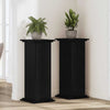 Vidaxxl support pour plantes chêne noir 33 x 33 x 100 cm bois traité