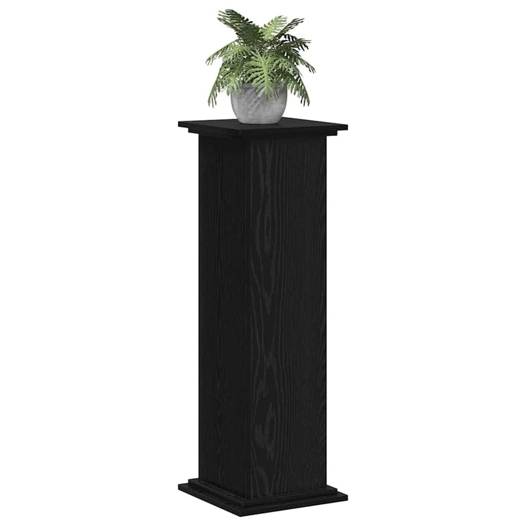 Vidaxxl support pour plantes chêne noir 33 x 33 x 100 cm bois traité