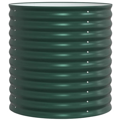 Vidaxx lit surélevé vert 80 x 80 x 81 cm acier