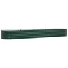 Vidaxx lit surélevé vert 400 x 80 x 44 cm acier