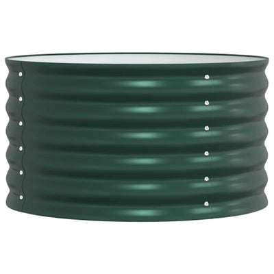 Vidaxx lit surélevé vert 80 x 80 x 44 cm acier