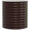 Vidaxx lit surélevé marron 80 x 80 x 81 cm acier