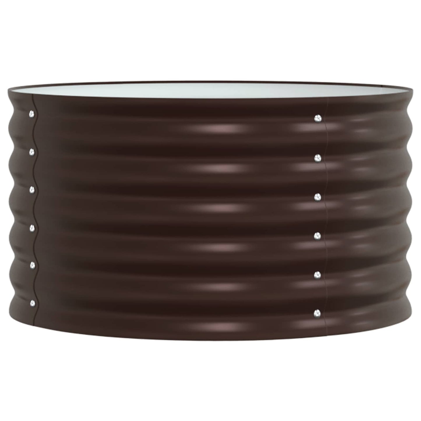 Vidaxx lit surélevé marron 80 x 80 x 44 cm acier