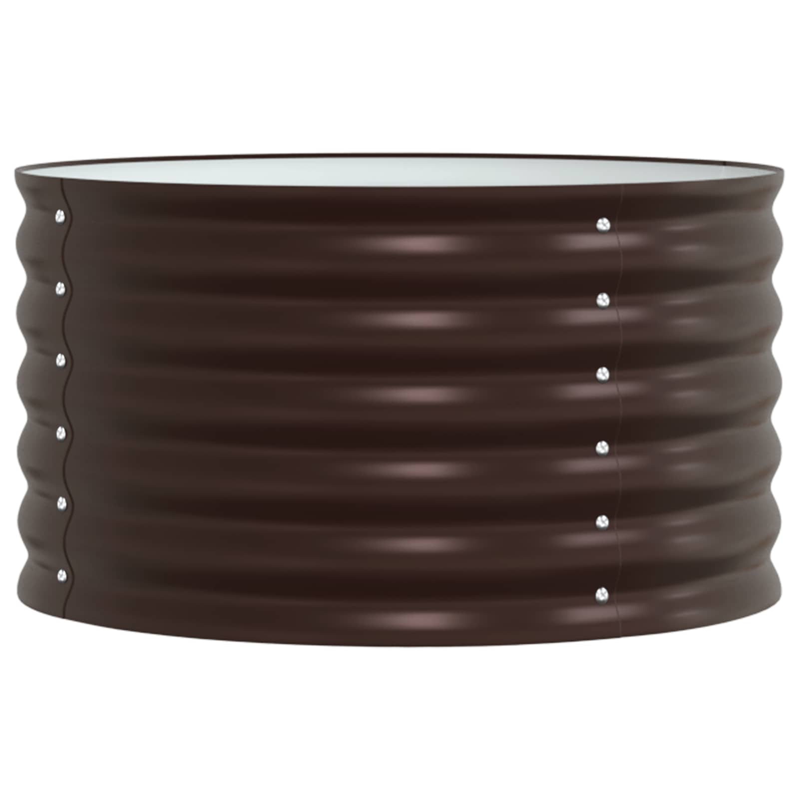 Vidaxx lit surélevé marron 80 x 80 x 44 cm acier