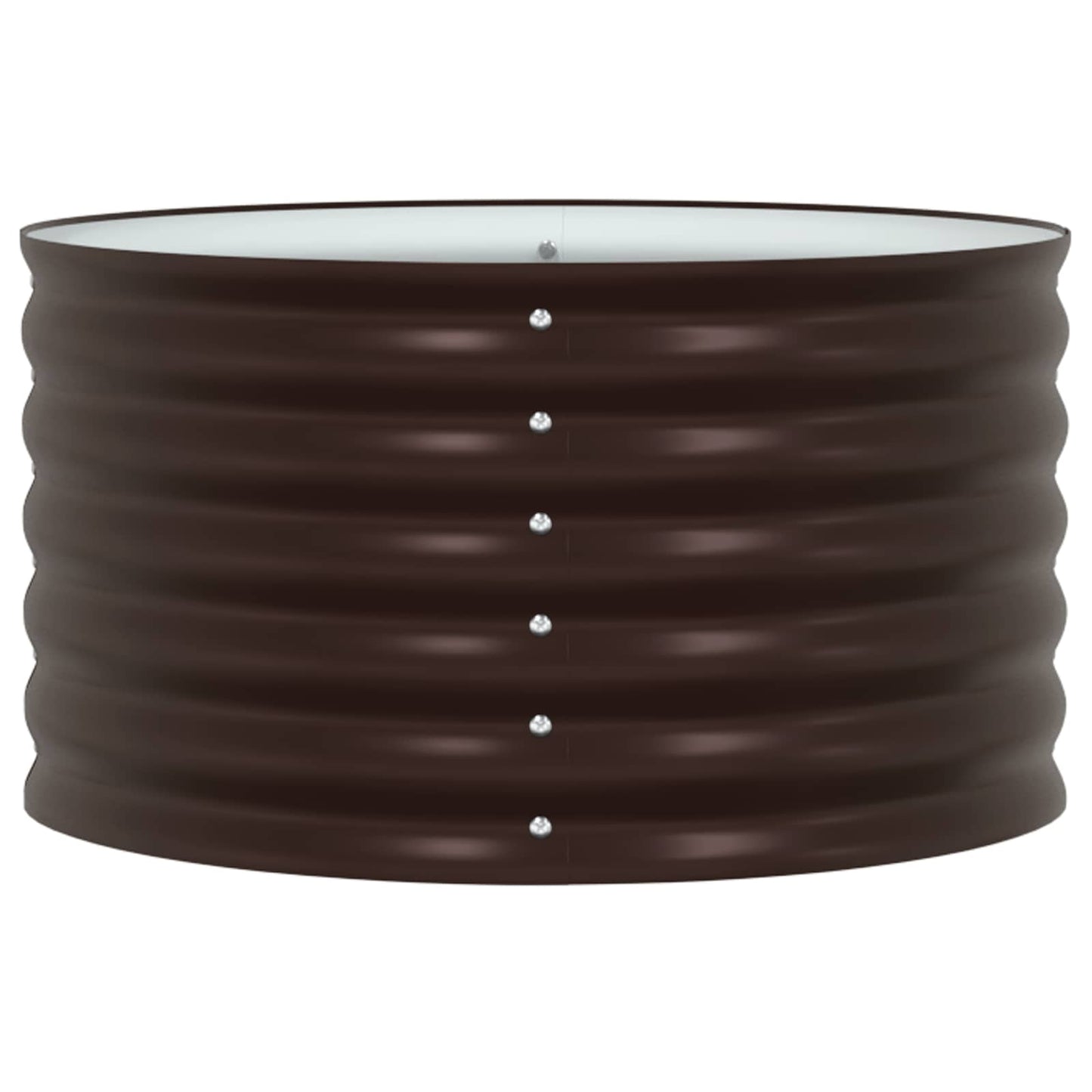 Vidaxx lit surélevé marron 80 x 80 x 44 cm acier