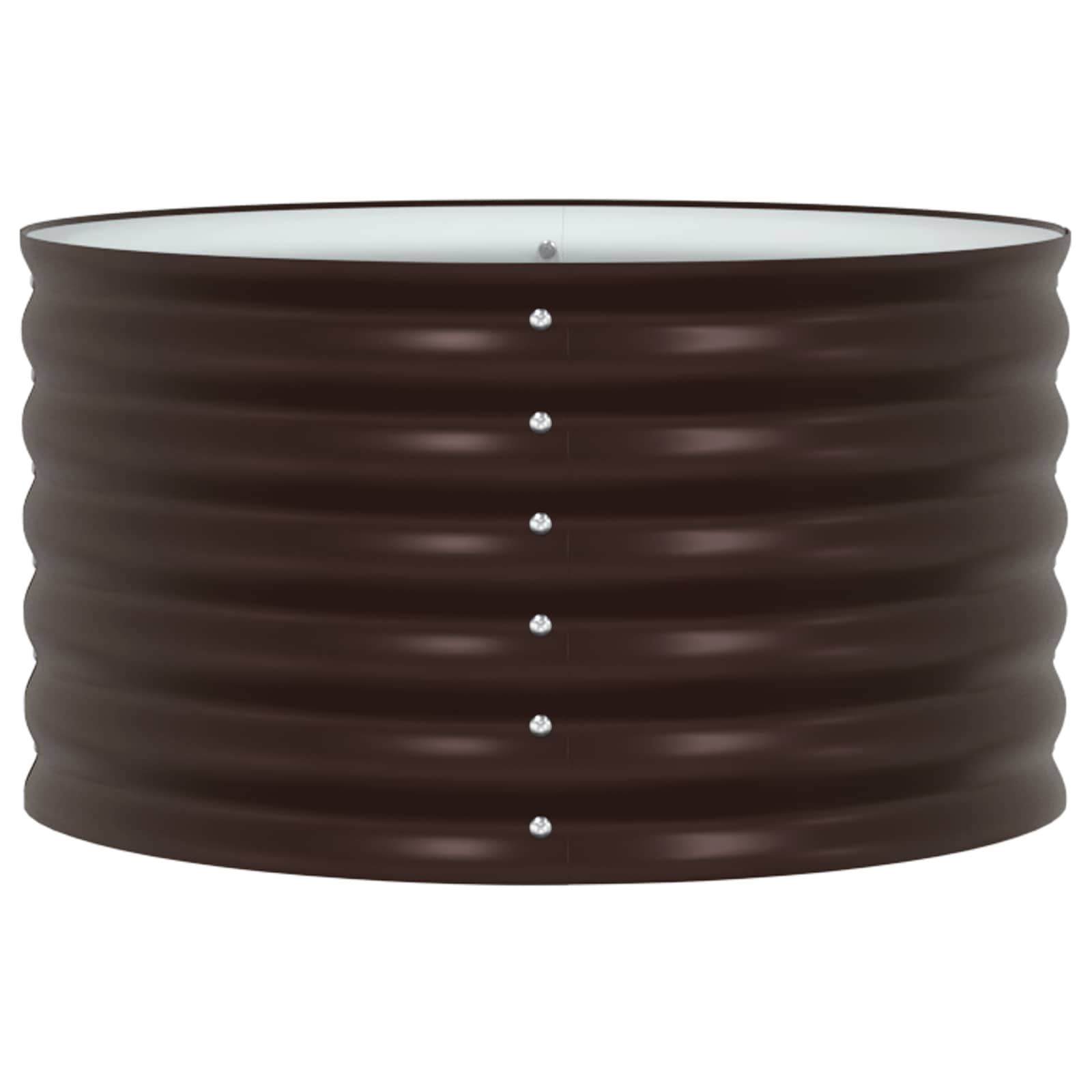 Vidaxx lit surélevé marron 80 x 80 x 44 cm acier