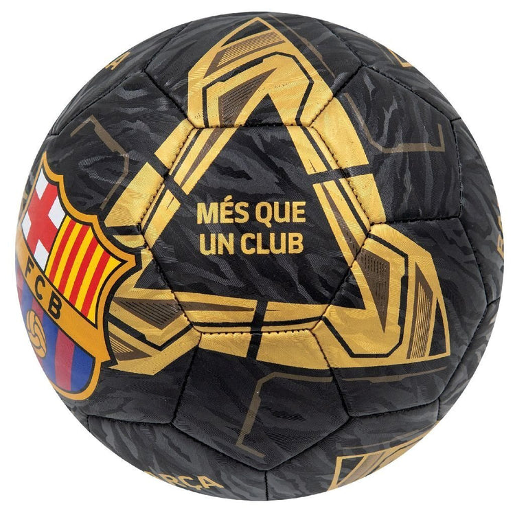 RC FC Baelona Voetbal Lightning Black Gold, 22cm