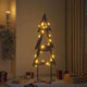 Vidaxx Sapin de Noël avec bois de teck massif marron standard 149,5 cm