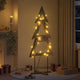 Vidaxx Sapin de Noël avec bois de teck massif marron standard 181 cm