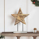 Vidaxx poinsettia marron 43,5 x 13,5 x 59 cm bois de teck massif