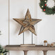 Vidaxx poinsettia marron 59,5 x 18 x 74 cm bois de teck massif