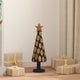 Vidaxx Sapin de Noël en bois de teck massif marron standard 61 cm
