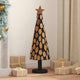 Vidaxx Sapin de Noël en bois de teck massif marron standard 90 cm