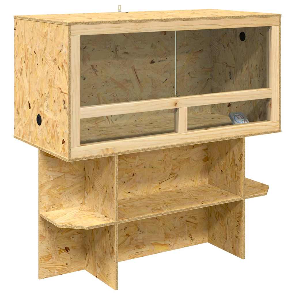 Vidaxl terrarium marron 100 x 50 x 100 cm osb