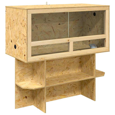 Vidaxl terrarium marron 100 x 50 x 100 cm osb