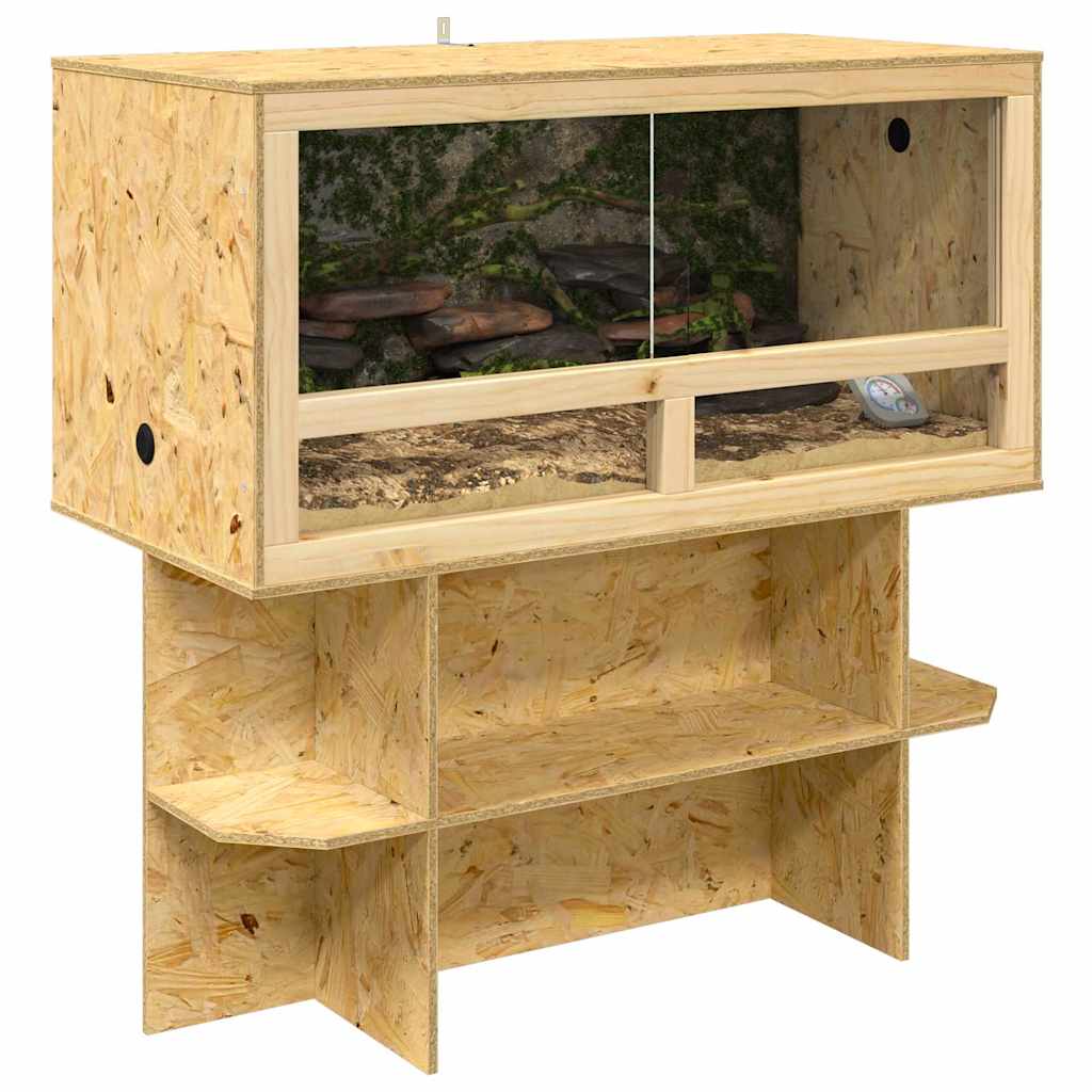 Vidaxl terrarium marron 100 x 50 x 100 cm osb