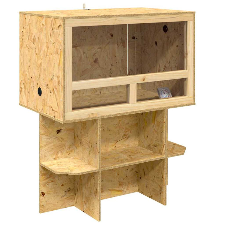 Vidaxl terrarium marron 80 x 50 x 100 cm osb