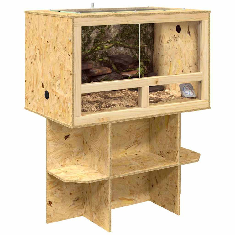 Vidaxl terrarium marron 80 x 50 x 100 cm osb