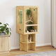 Vidaxl terrarium marron 50 x 50 x 130 cm osb