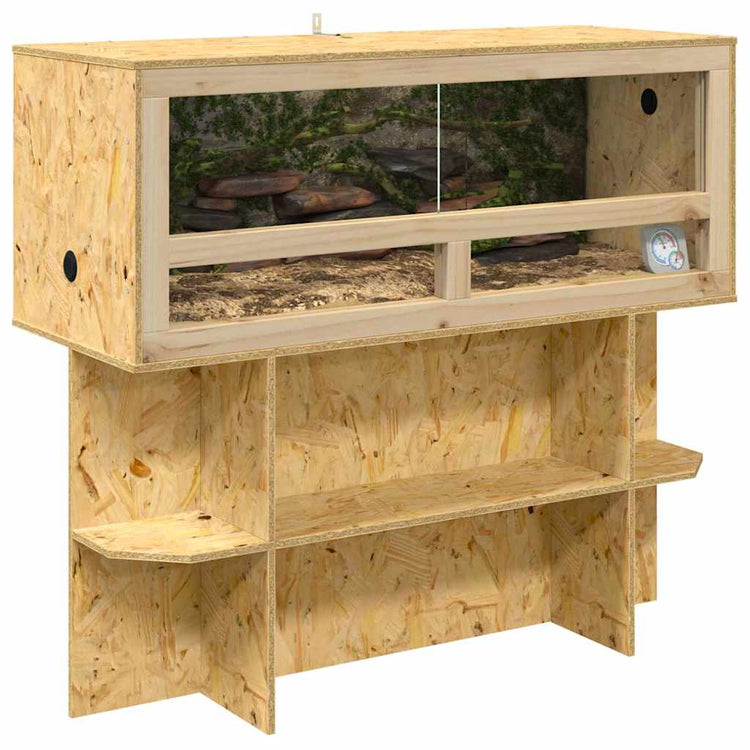 Vidaxl terrarium marron 100 x 40 x 90 cm osb