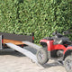 Vidaxl rampe de chargement 200 kg 2 pcs argent 186 x 23 x 4,5 cm