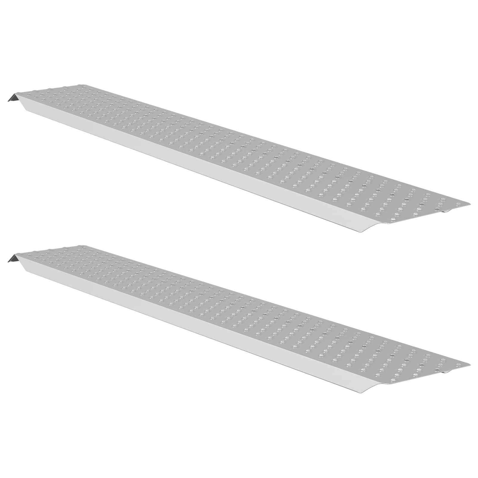 Vidaxl rampe de chargement 200 kg argent 159 x 23 x 5 cm acier galvanisé