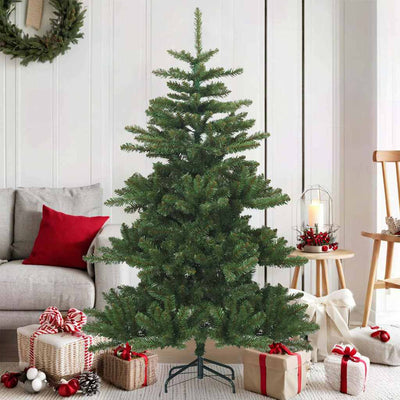 Vidaxx sapin de Noël artificiel pliant vert 150 cm PVC, acier
