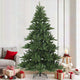 Vidaxx sapin de Noël artificiel pliant vert 210 cm PVC, acier