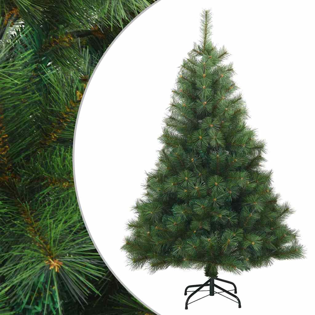 Vidaxx sapin de Noël artificiel pliant vert 120 cm PVC, acier