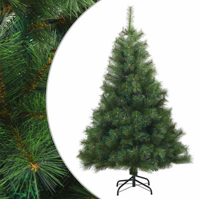 Vidaxx sapin de Noël artificiel pliant vert 120 cm PVC, acier