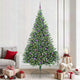 Vidaxx sapin de Noël artificiel illuminé avec 300 LED vert 240 cm PVC