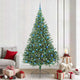 Vidaxx sapin de Noël artificiel illuminé avec 300 LED vert 240 cm PVC
