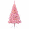 VidaXL sapin de Noël artificiel illuminé avec 150 LED rose 120 cm PVC