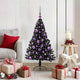 Vidaxx sapin de Noël artificiel illuminé avec 150 LED noir 120 cm PVC