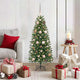Vidaxx sapin de Noël artificiel avec 150 LED avec standard vert 120 cm PE et PVC