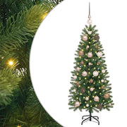 Vidaxx sapin de Noël artificiel avec 150 LED avec standard vert 120 cm PE et PVC - afbeelding 2