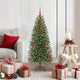 Vidaxx sapin de Noël artificiel avec 150 LED avec standard vert 120 cm PE et PVC