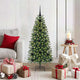 Vidaxx sapin de Noël artificiel avec 150 LED avec standard vert 120 cm PE et PVC